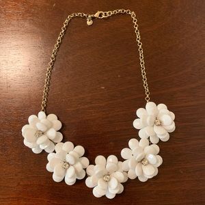 J crew flower necklace